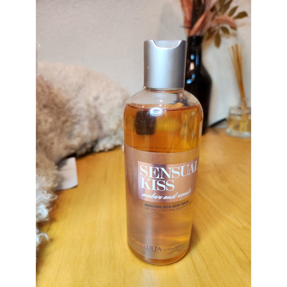 ULTA Sensual Kiss Amber & Woods Body Wash 10oz Discontinued Rare Collectible